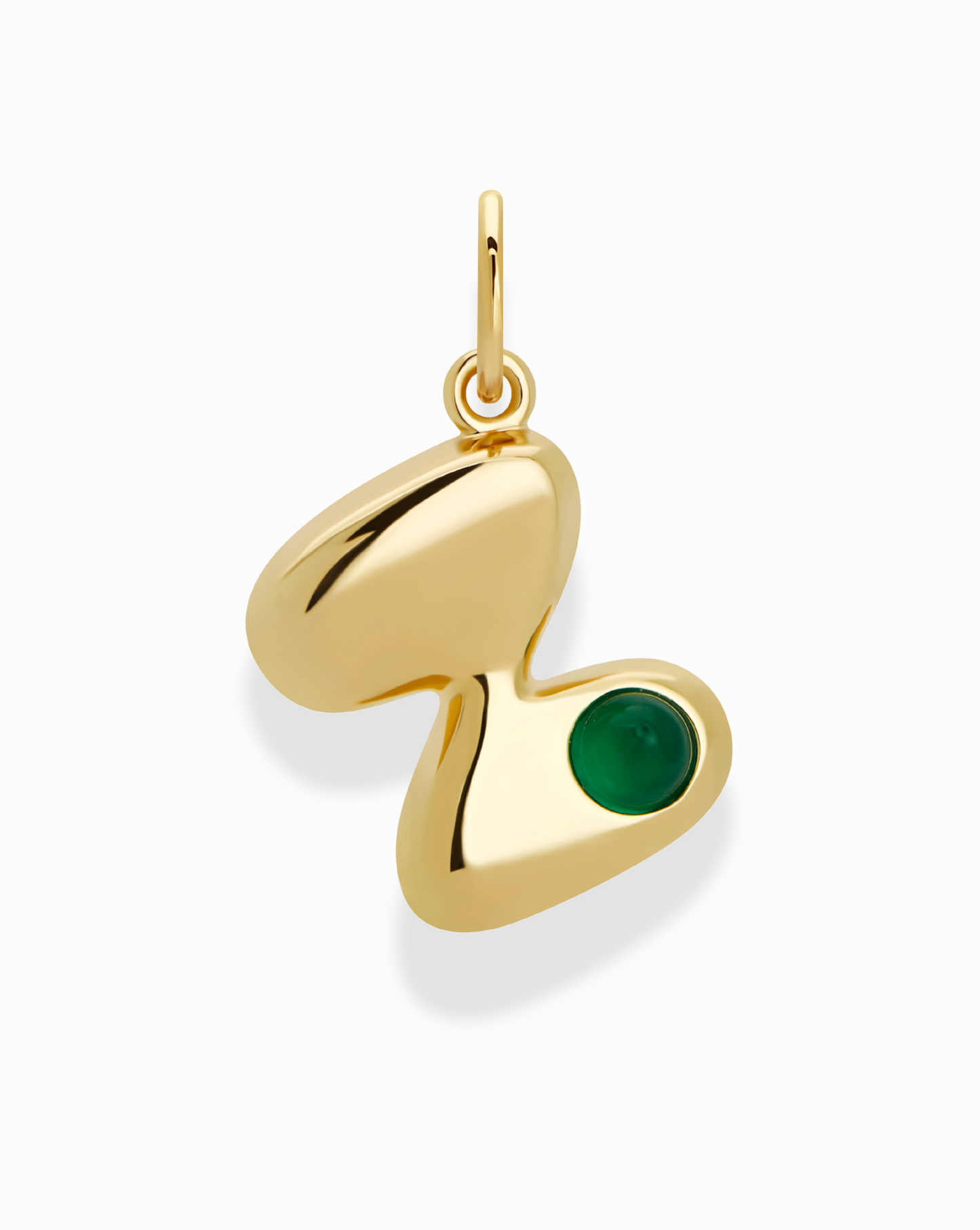 Thea Bubble Letter Charm