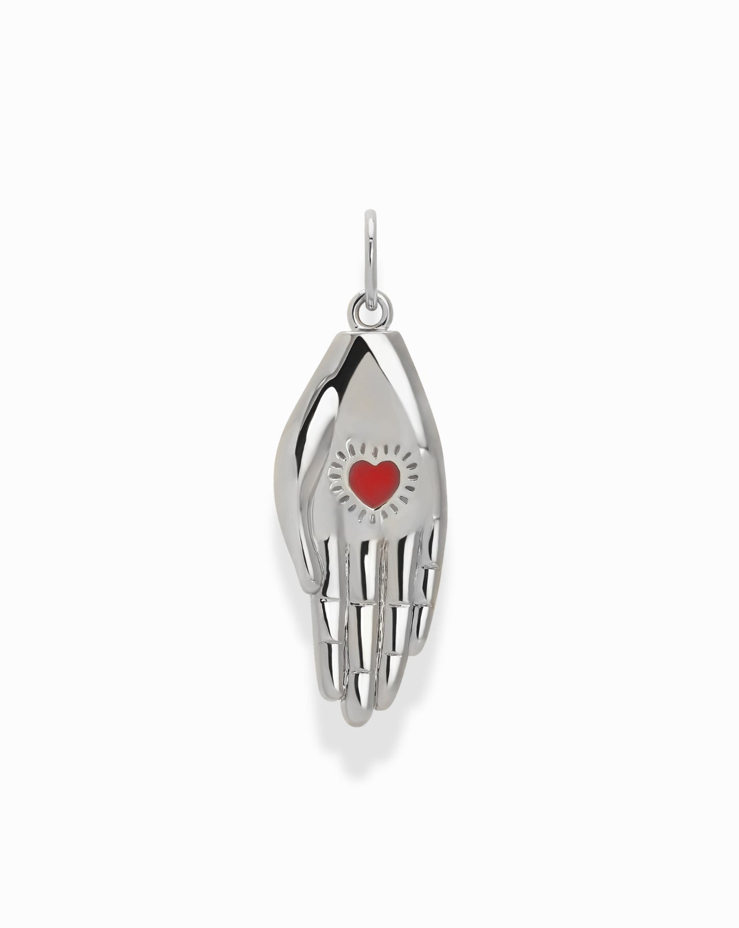 Alma Heart in Hand Charm - Mod + Jo - Jewelry built to last, advanced plating technology