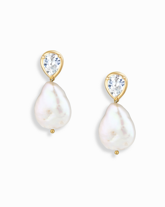 Bella Pearl Drop Earrings