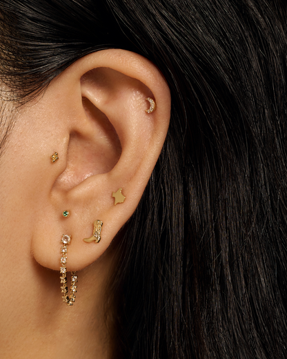 14k Mini Cluster Stud