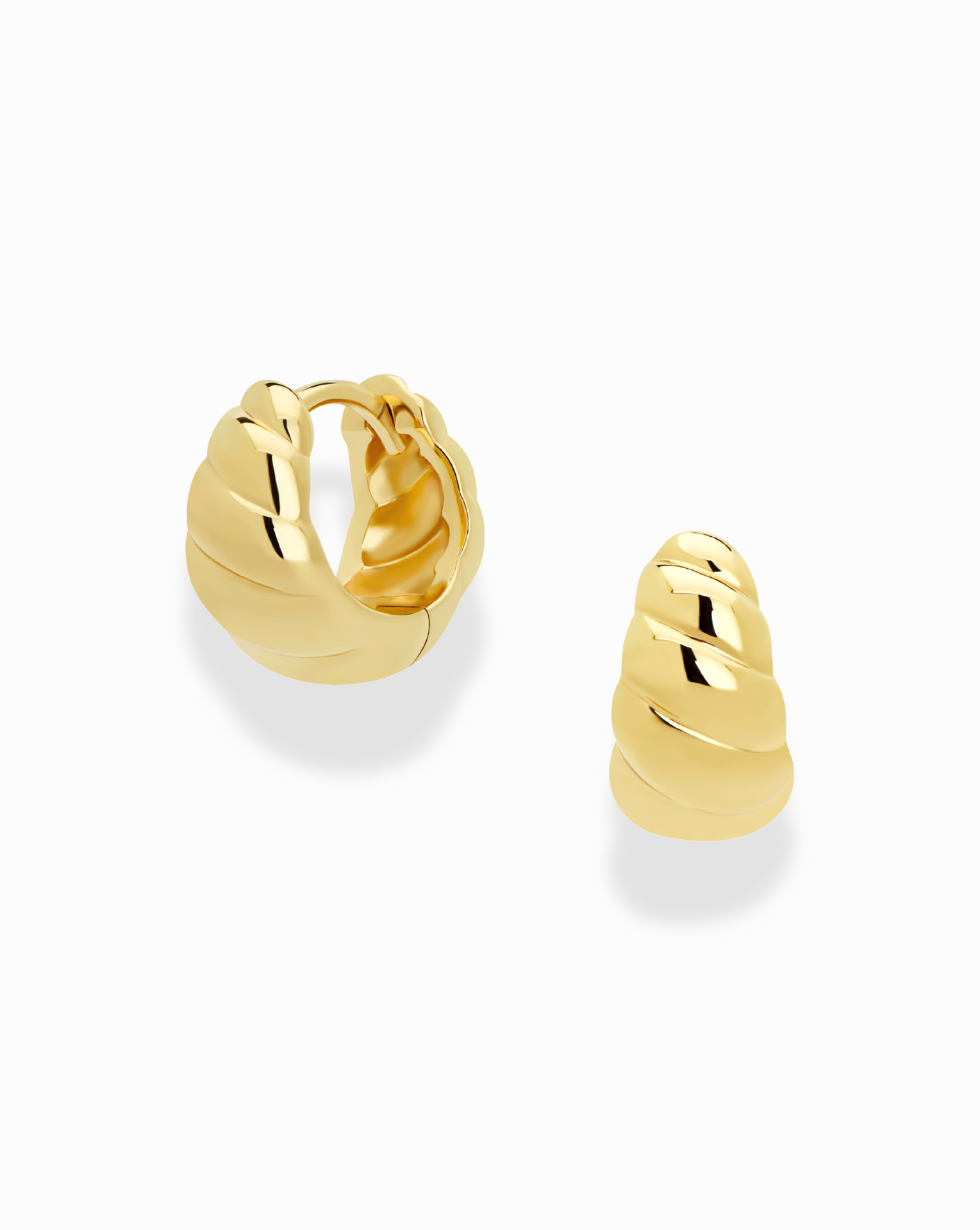 Carter Croissant Hoops - Mod + Jo - Jewelry built to last, advanced plating technology