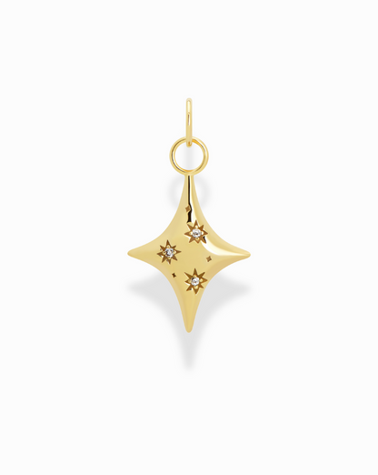 Celeste Puffy Star Charm - Mod + Jo - Jewelry built to last, advanced plating technology