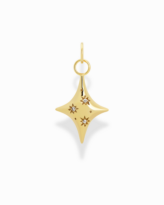 Celeste Puffy Star Charm - Mod + Jo - Jewelry built to last, advanced plating technology