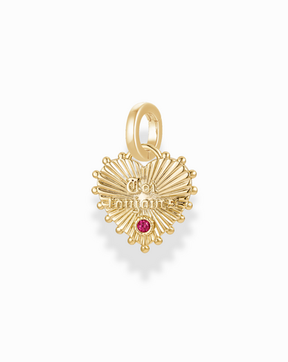 Esme French Heart Charm - Mod + Jo