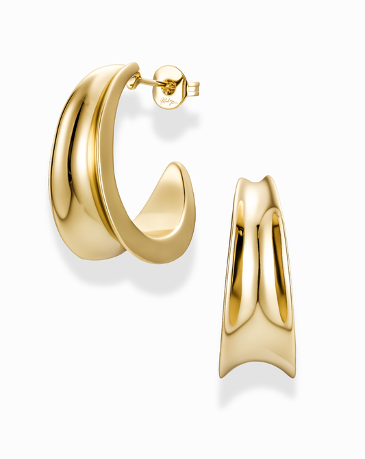 Grande Valen Tapered Hoops