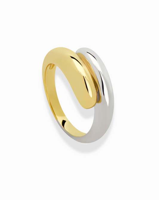 Grayson Two-Tone Wrap Ring