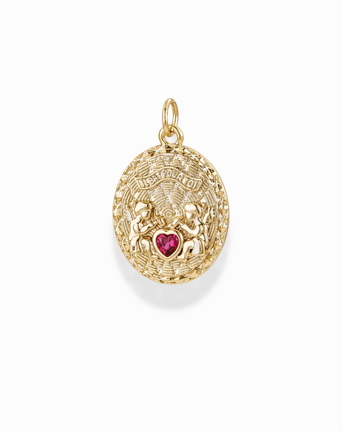 Josephine French Love Charm - Mod + Jo - Jewelry built to last, advanced plating technology