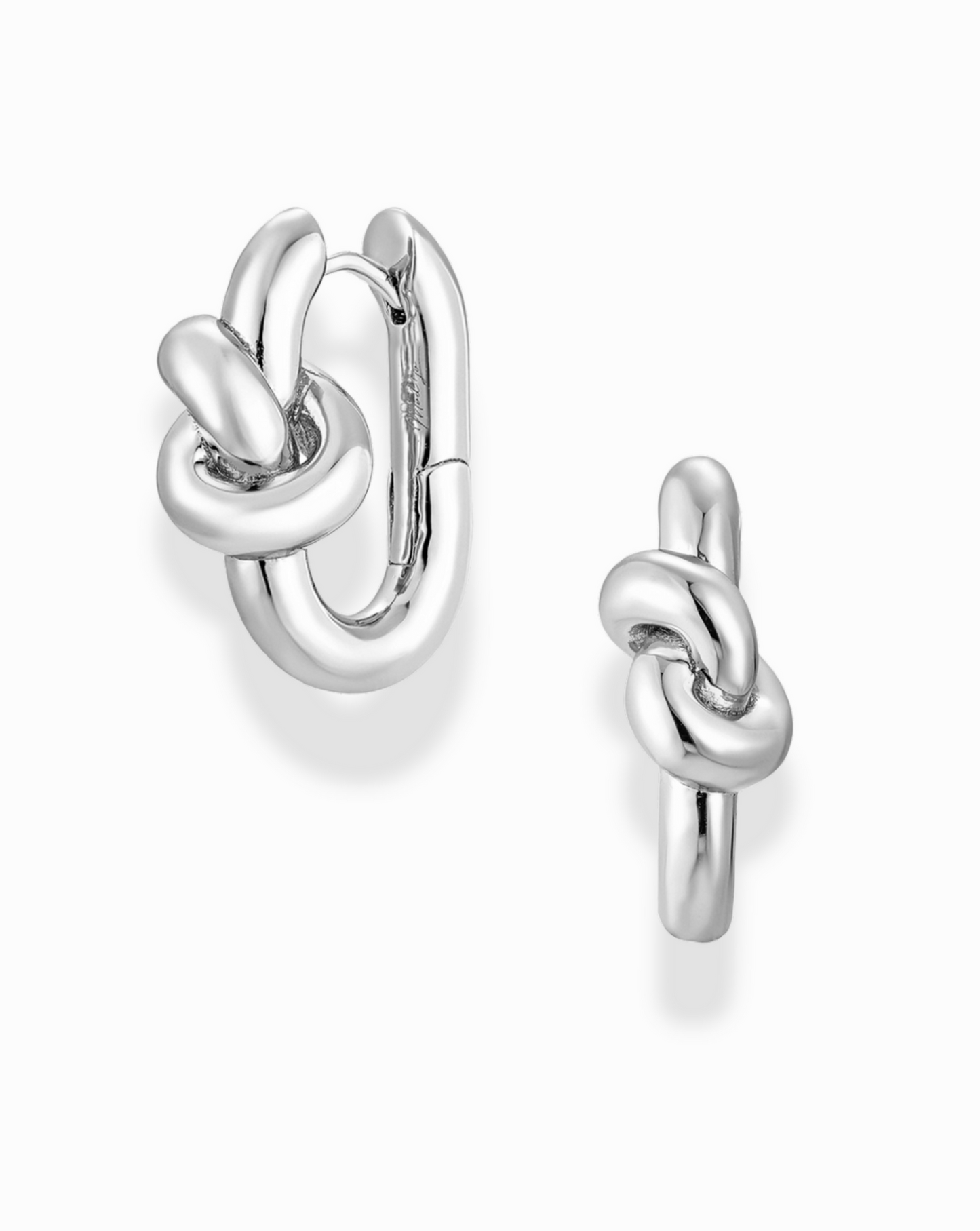 Karina Knot Hoops - Mod + Jo - Jewelry built to last, advanced plating technology