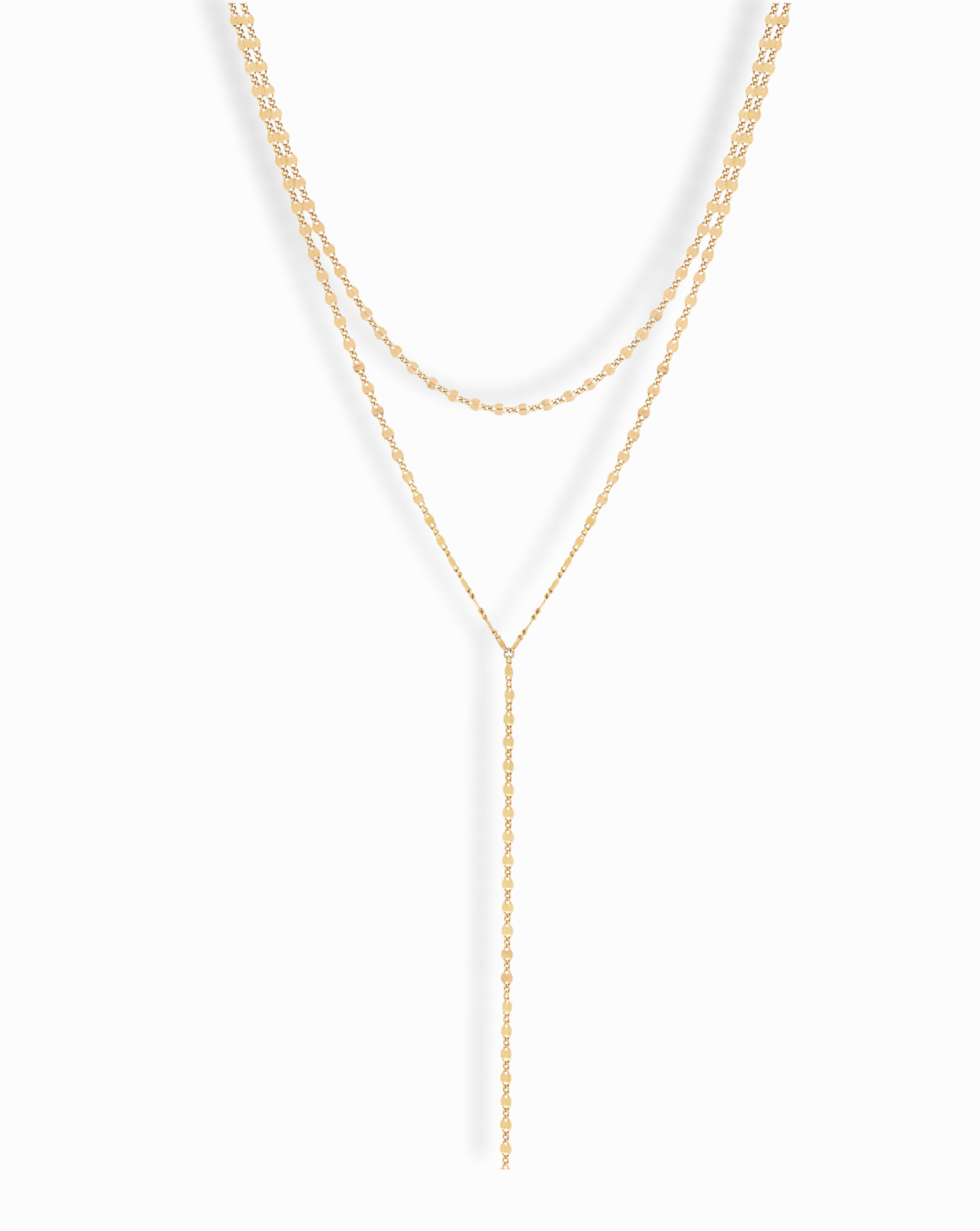 Eliana Lariat Necklace - Mod + Jo - Jewelry built to last, advanced plating technology