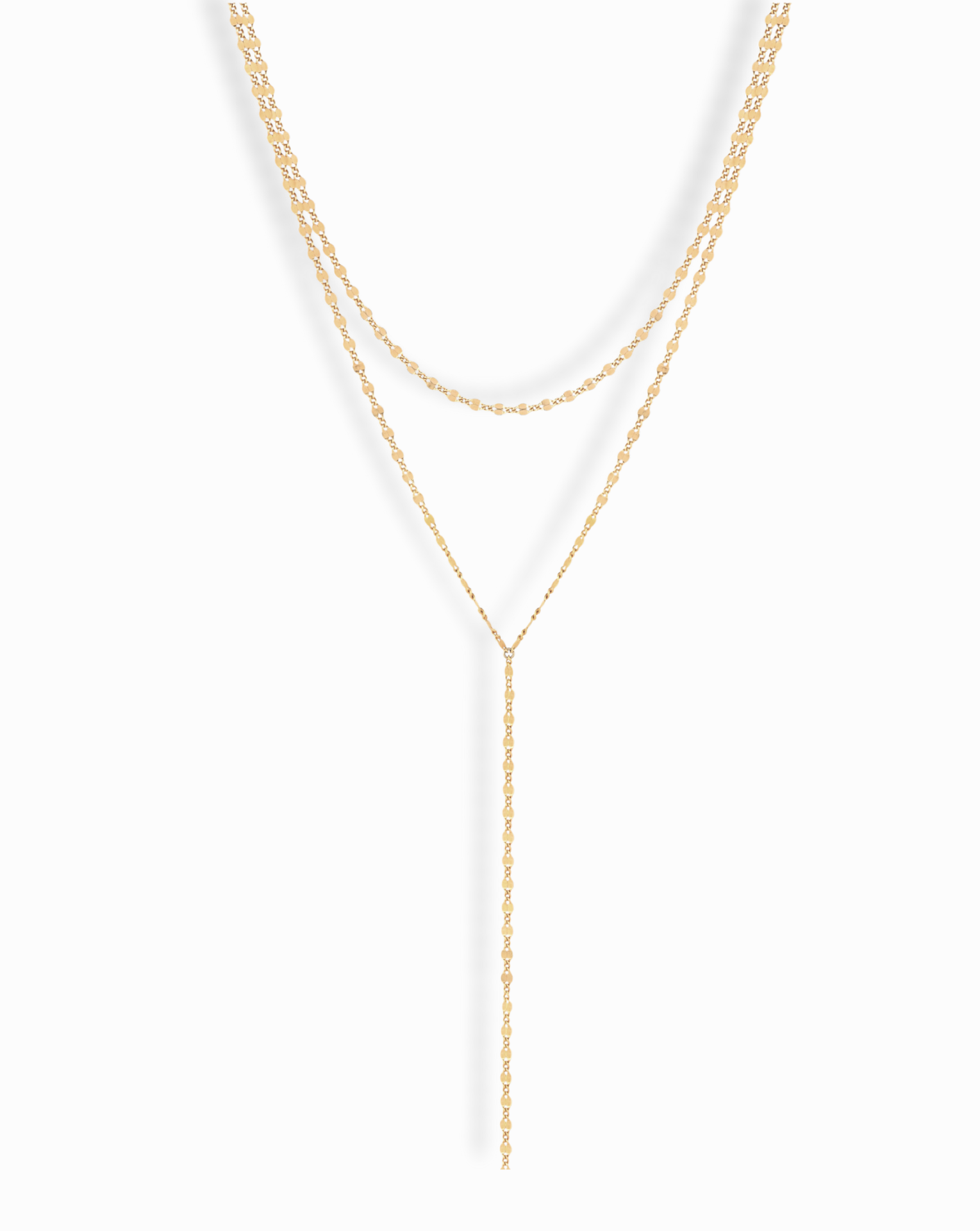 Eliana Lariat Necklace - Mod + Jo - Jewelry built to last, advanced plating technology
