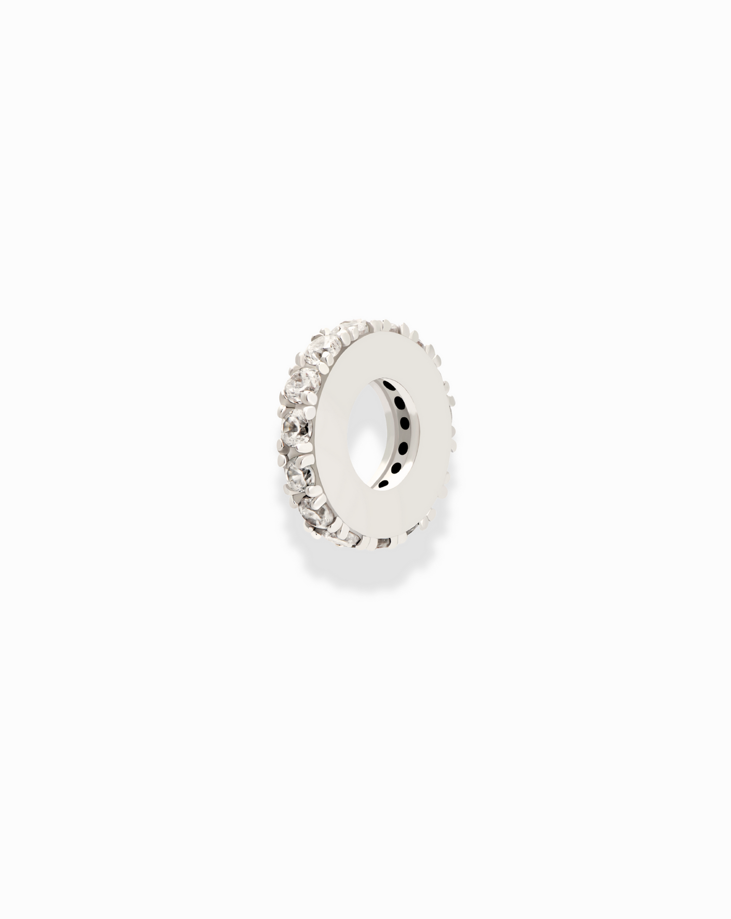 Leah Pave Charm Spacer - Mod + Jo - Jewelry built to last, advanced plating technology