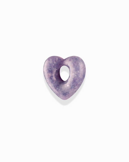 Lola Heart Gemstone Spacer