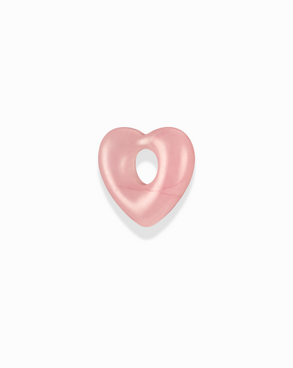 Lola Heart Gemstone Spacer - Mod + Jo - Jewelry built to last, advanced plating technology