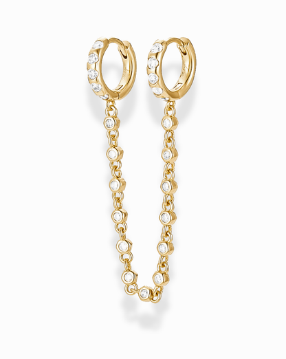 Maren Double Chain Hoop