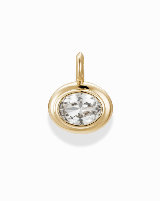 Marla Sapphire Bezel Charm