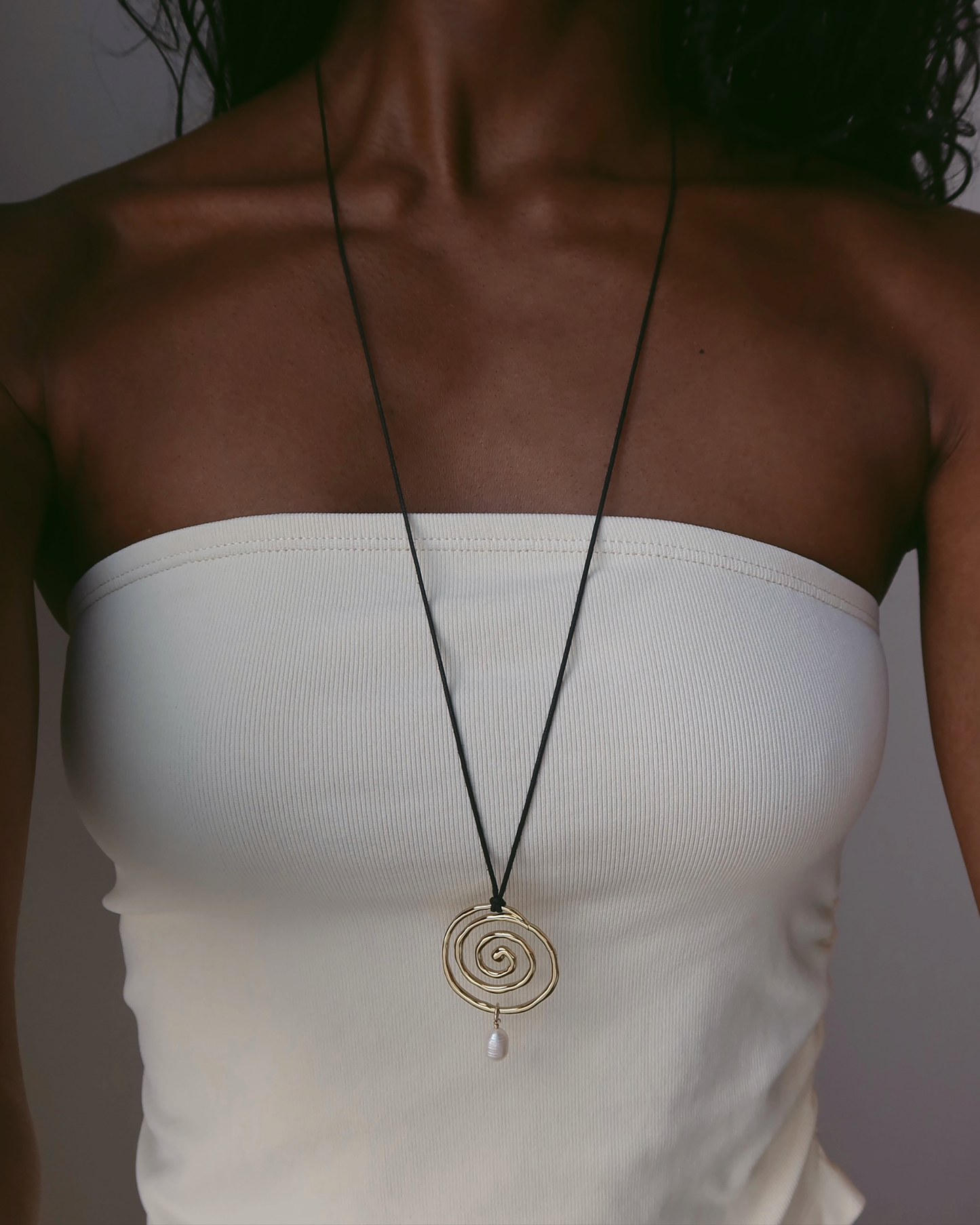 Ashton Spiral Cord Necklace