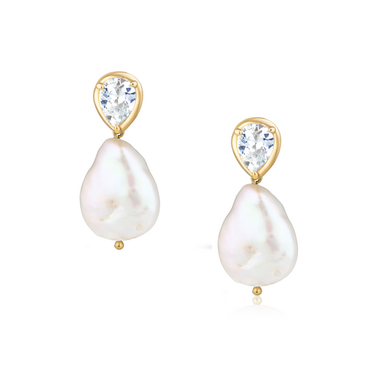 Bella Pearl Drop Earrings