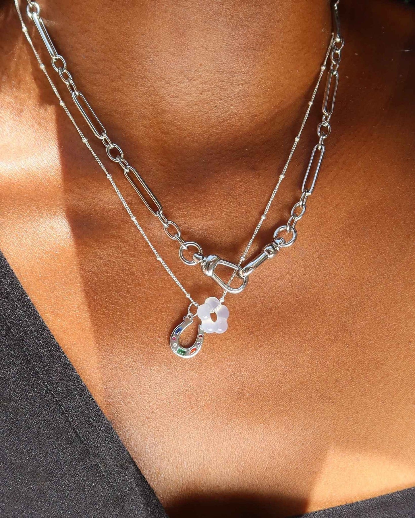 Juno Flower Gemstone Spacer