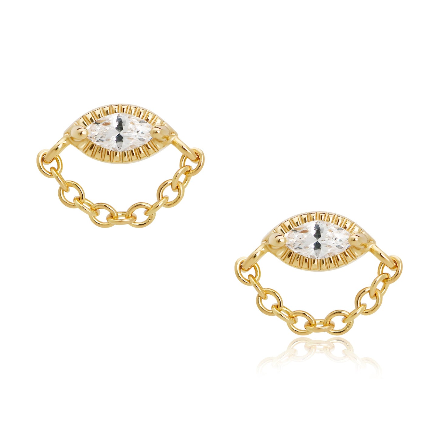 Simone Chain Studs