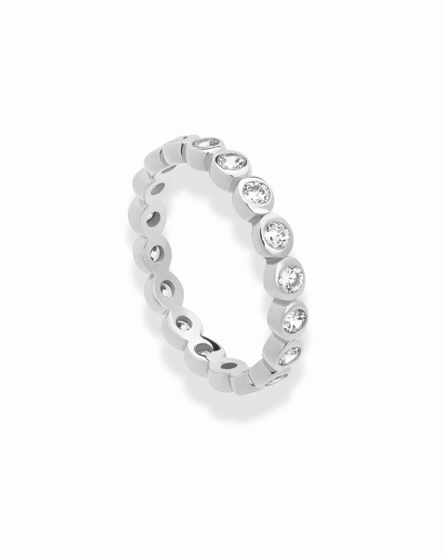 Nina Round Bezel Eternity Ring