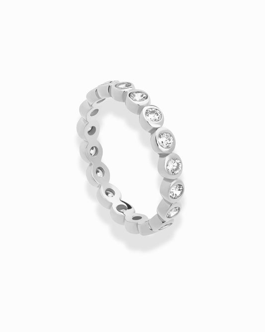 Nina Round Bezel Eternity Ring