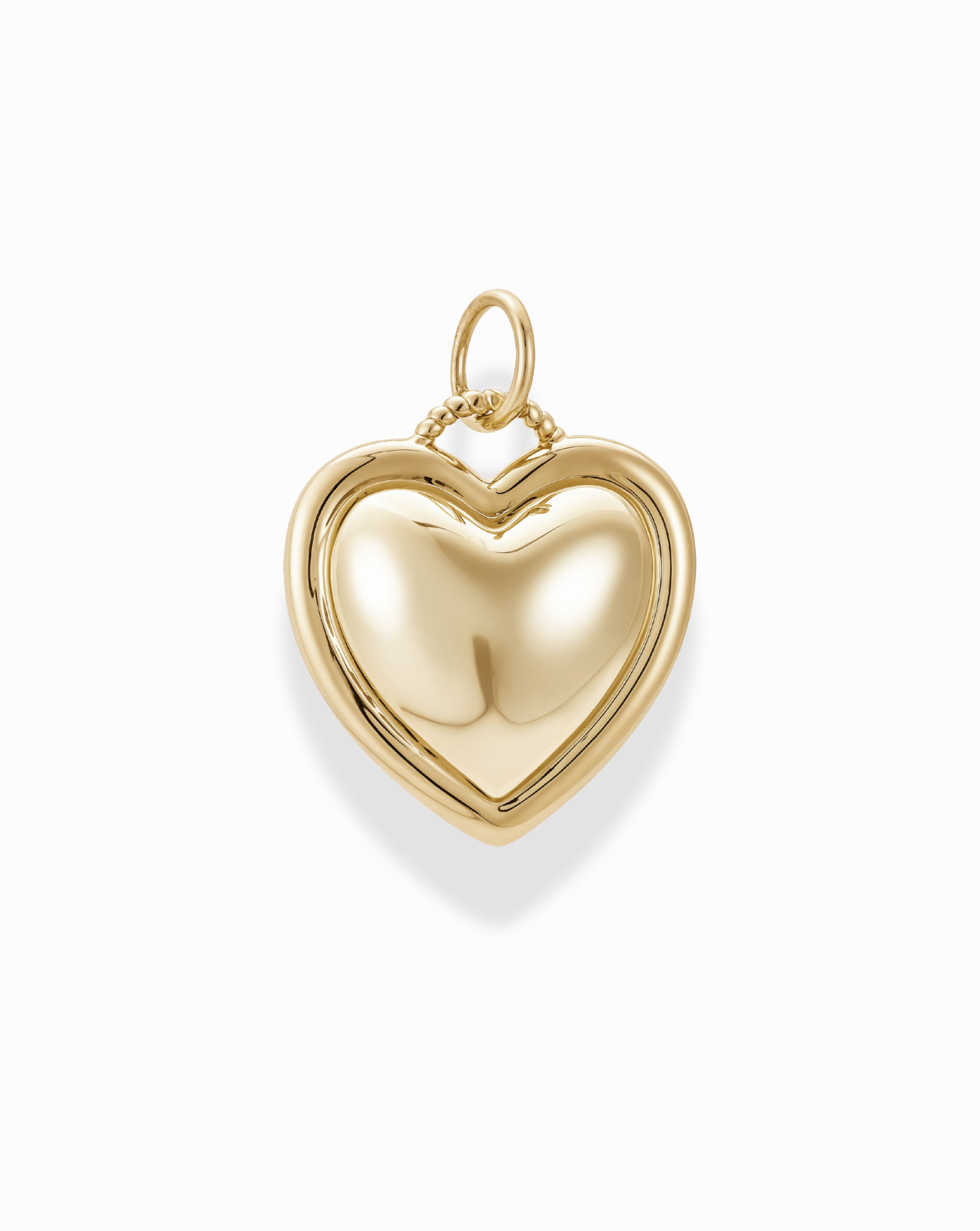 Olivia Puffy Heart Charm