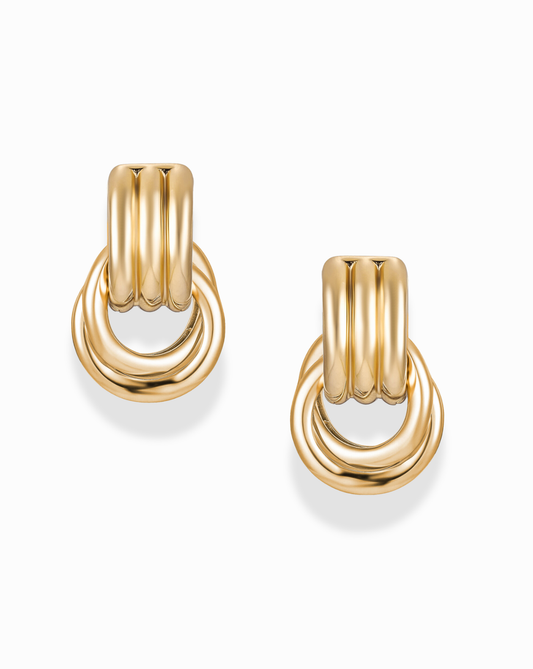 Olsen Convertible Hoops - Mod + Jo - Jewelry built to last, advanced plating technology