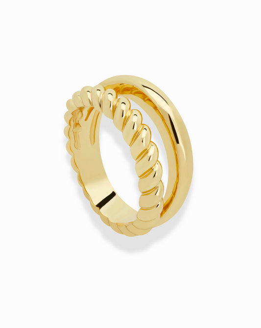 Regina Duo Statement Ring