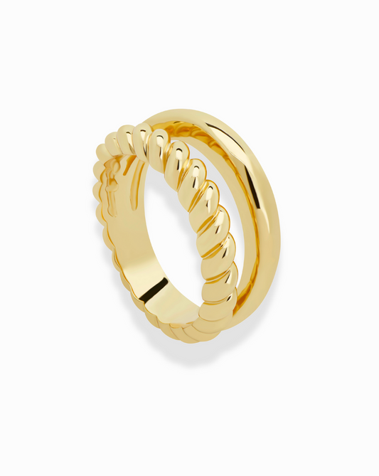 Regina Duo Statement Ring - Mod + Jo - Jewelry built to last, advanced plating technology