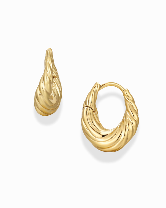 Rue Molten Hoops - Mod + Jo - Jewelry built to last, advanced plating technology