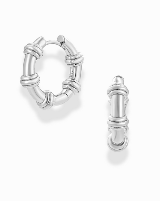 Sable Notched Hoops
