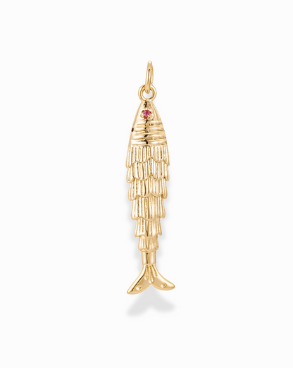 Shia Fish Charm - Mod + Jo - Jewelry built to last, advanced plating technology