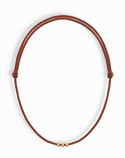 Tommy Cord Necklace - Mod + Jo - Jewelry built to last, advanced plating technology