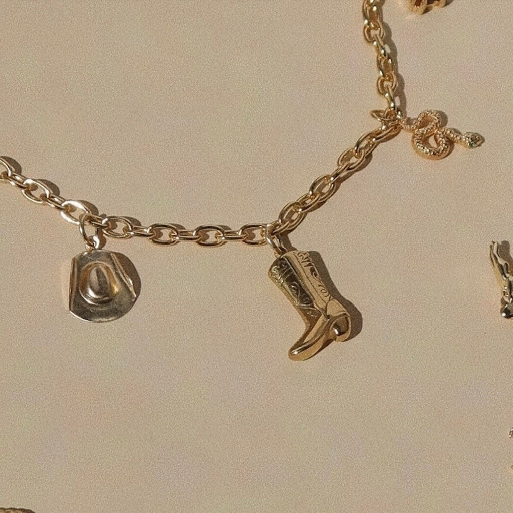 Merle Cowboy Boot Charm