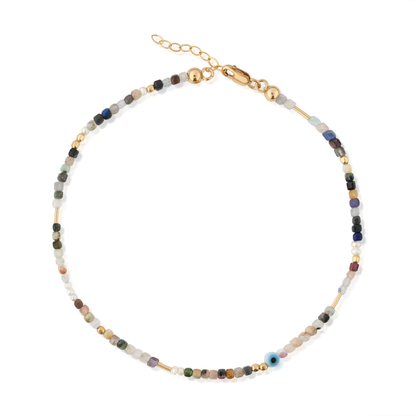 Luca Gemstone Anklet