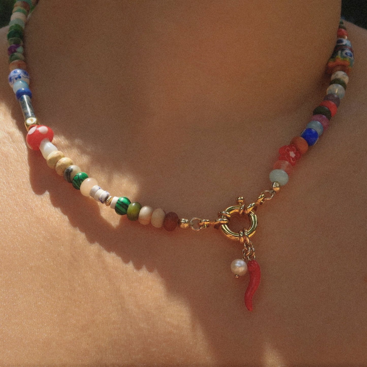 Suki Gemstone Necklace